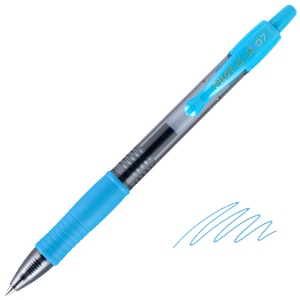 Pilot G2-07 Retractable Gel Rollerball Pen 0.7mm Turquoise