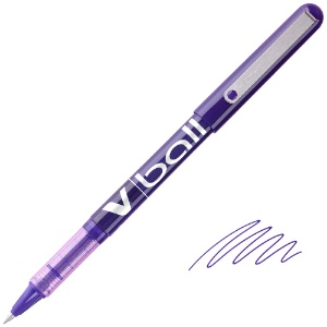 Pilot Vball Rollerball Pen Extra Fine Purple