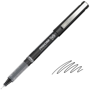 Pilot Precise V5 Premium Rollerball Pen 0.5mm Black