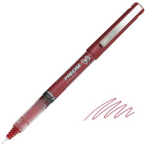 Pilot Precise V5 Premium Rollerball Pen 0.5mm Red