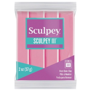 Sculpey Sculpey III Oven-Bake Polymer Clay 2oz Dusty Rose 303