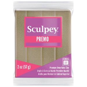 Sculpey Premo Polymer Oven-Baked Clay 2oz Yellow Gold 5147