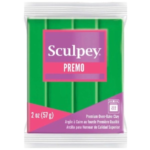 Sculpey Premo Polymer Oven-Baked Clay 2oz Green 5323