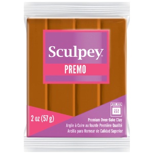 Sculpey Premo Polymer Oven-Baked Clay 2oz Raw Sienna 5392