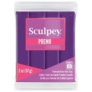 Sculpey Premo Polymer Oven-Baked Clay 2oz Purple 5513