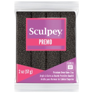 Sculpey Premo Polymer Oven-Baked Clay 2oz Twinkle Black 5540