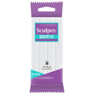 Sculpey Sculpey III Oven-Bake Polymer Clay 2oz Red Hot Red 583