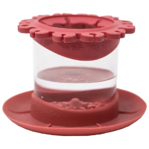 Paint Puck Brush Cleaner Ultimate Rinse Cup Red Medium