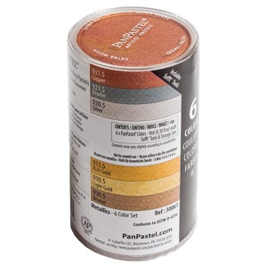 Panpastel Metallic Colors Full Set - 6 Pack
