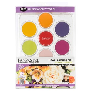 PanPastel Artists' Painting Pastel 10 Set Susan's Garden Flower Coloring #4