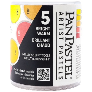 PanPastel Artists' Painting Pastel 5 Set Bright Warm