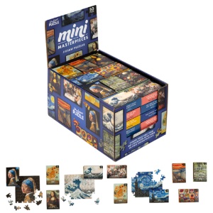Professor Puzzle Mini Masterpiece Jigsaws 50 pc Assorted