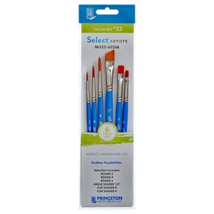 Princeton SELECT Synthetic Brush Series 3750 Value Set #22