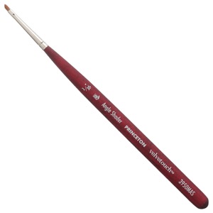 Princeton VELVETOUCH Synthetic Brush Series 3950 Mini Angle Shader 1/16"
