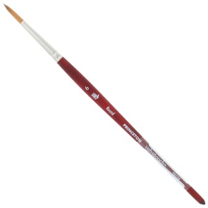Princeton VELVETOUCH Synthetic Brush Series 3950 Round #6