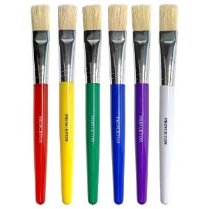 Children's Flat Brush (Multicolor Handle)