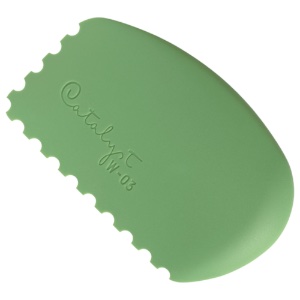 Princeton CATALYST Artist Tool Silicone Wedge #3 Green