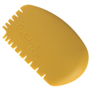 Princeton CATALYST Artist Tool Silicone Wedge #4 Yellow