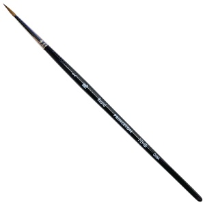 Princeton Obsidian Red Sable Watercolor Brush Series 7250 Round #1