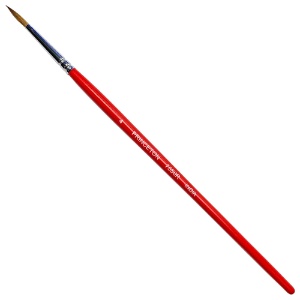 Princeton Scarlet Red Sable Watercolor Brush Series 7550R Round #4
