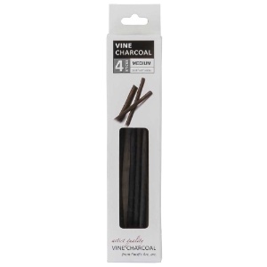 Pacific Arc Vine Charcoal 4 Pack Medium
