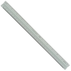 Pacific Arc Economy Triangular Scale Ruler 12" Metric B