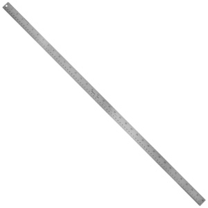 Pacific Arc Metric 1/32nd Stainless Steel Ruler w/ Non-Slip Back 36"
