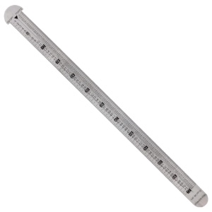 Pacific Arc Pica Pole Stainless Steel Ruler 12"