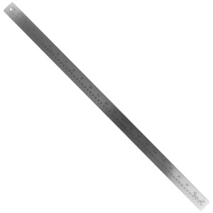 Pacific Arc Pica & Agate Stainless Steel Ruler 24"