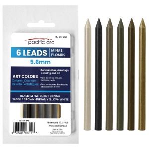 Pacific Arc Lead Refill 5.6mm 6 Pack Art Colors