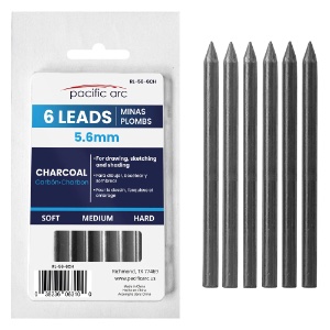 Pacific Arc Lead Refill 5.6mm 6 Pack Charcoal