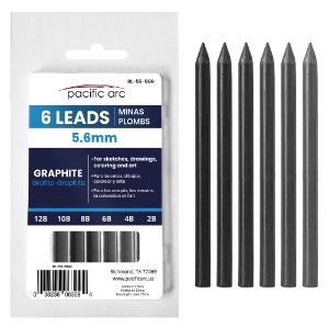 Pacific Arc Lead Refill 5.6mm 6 Pack Graphite