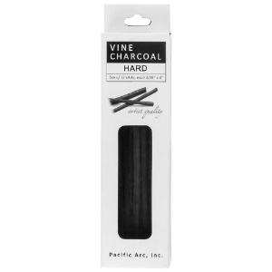 Pacific Arc Vine Charcoal 12 Pack Hard