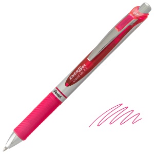 Pentel EnerGel RTX Retractable Liquid Gel Pen 0.7mm Pink