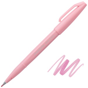 Pentel Arts Sign Pen Brush Pale Pink