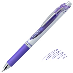 Pentel EnerGel RTX Retractable Liquid Gel Pen 0.7mm Lilac