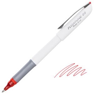Pentel FLOATUNE Rollerball Pen 0.8mm Red