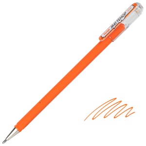 Pentel Arts MATTEHOP Hybrid Gel Roller Pen 1.0mm Orange