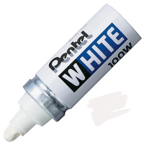 Pentel White Permanent Ink Marker Broad