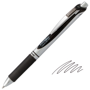 Pentel EnerGel RTX Retractable Liquid Gel Pen 0.7mm Black