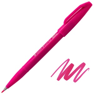 Pentel Arts Sign Pen Brush Pink
