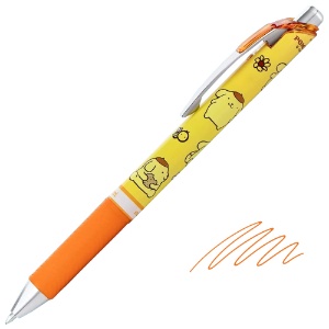 Pentel EnerGel RTX Retractable Liquid Gel Pen 0.7mm Pompompurin Orange