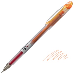 Pentel Slicci Gel Roller Pen Extra Fine 0.25mm Orange
