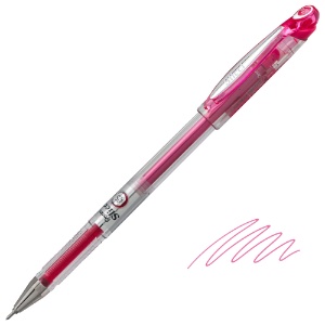 Pentel Slicci Gel Roller Pen Extra Fine 0.25mm Pink