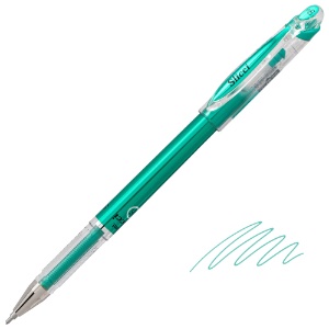 Pentel Arts Slicci Metallic Needle Tip Gel Pen 0.8mm Green