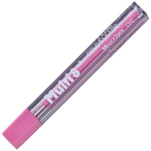 Pentel Multi 8-Colour Pencil Refill 2 x 2.0mm Pink