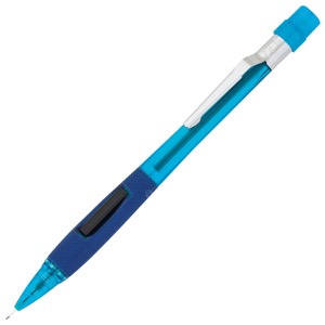 Pentel Quicker Clicker Mechanical Pencil 0.5mm Transparent Blue