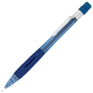 Pentel Quicker Clicker Mechanical Pencil 0.7mm Transparent Blue