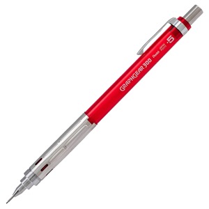 Pentel GraphGear 300 Mechanical Pencil 0.5mm Red
