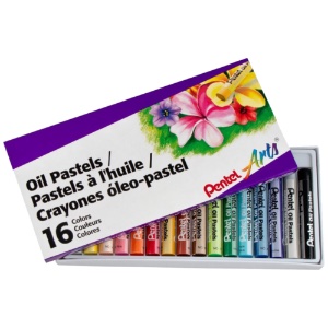 Pentel Arts Oil Pastels 16 Set
